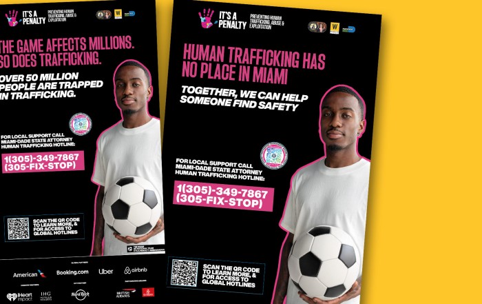 FIFA Human Trafficking Billboard